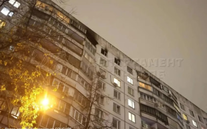 На 1-м Стрелецком проезде в Москве горела квартира в многоэтажке