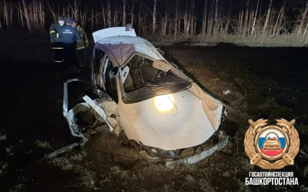 В Башкирии один человек погиб и трое пострадали в ДТП
