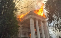 В Москве ликвидирован пожар в санатории "Узкое"