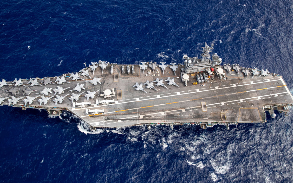 WSJ: авианосец USS George Washington готовится к ударам по Ирану
