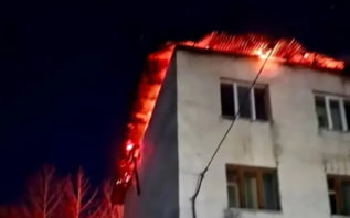 Пожар в жилом доме на Сахалине потушен