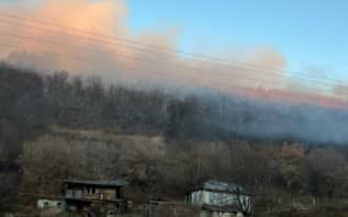 Возгорание леса в "Кудеяровой пещере" угрожает саратовскому селу Лох