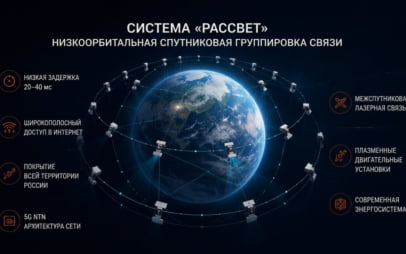Путин: российский аналог Starlink "Рассвет" - только первые шаги в этой сфере