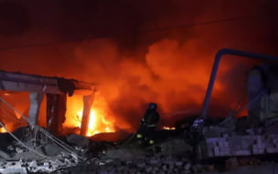 В украинском Днепропетровске начались перебои с электроснабжением